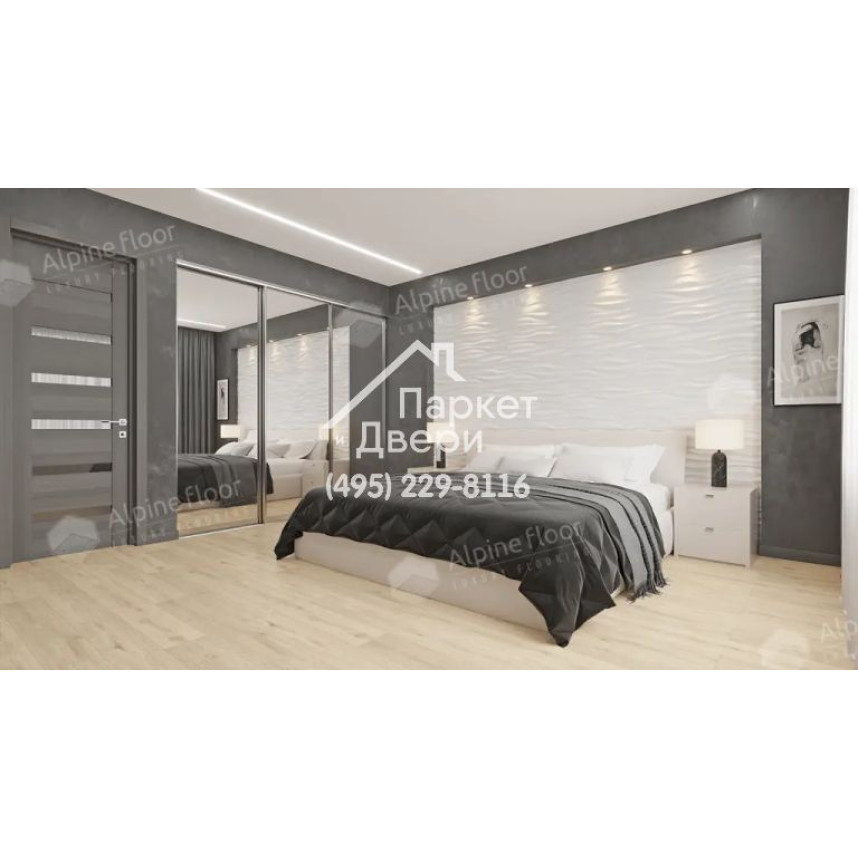 LVT ламинат Alpine Floor Дуб Ваниль ECO 23-1, 1227x187x5