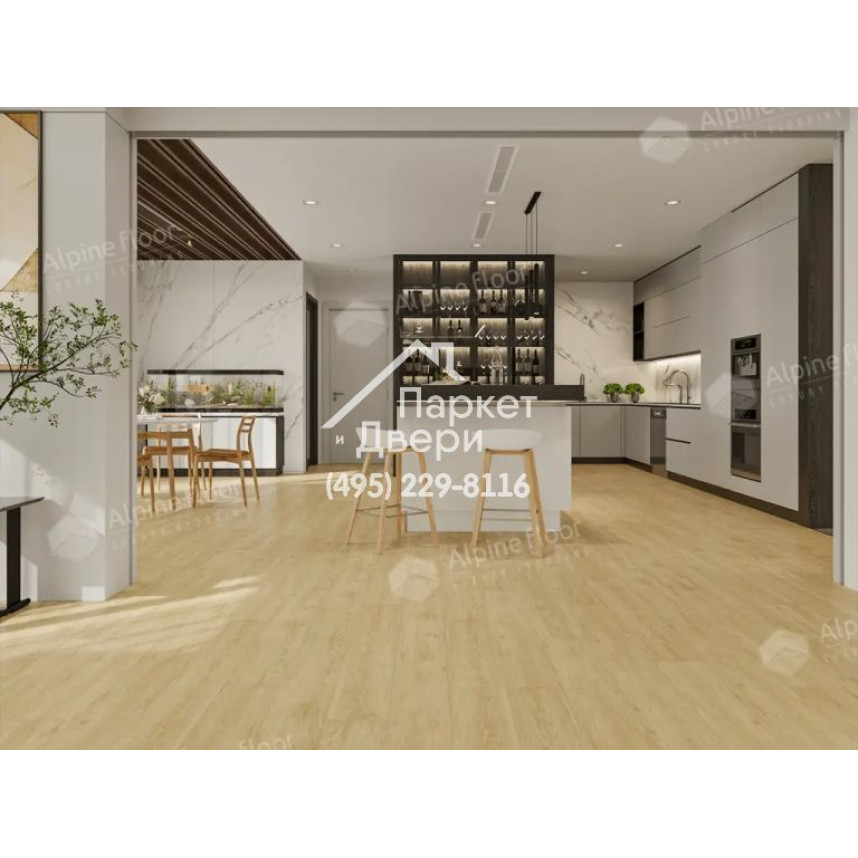 LVT ламинат Alpine Floor Дуб Ваниль Селект ECO 23-2, 1227x187x5