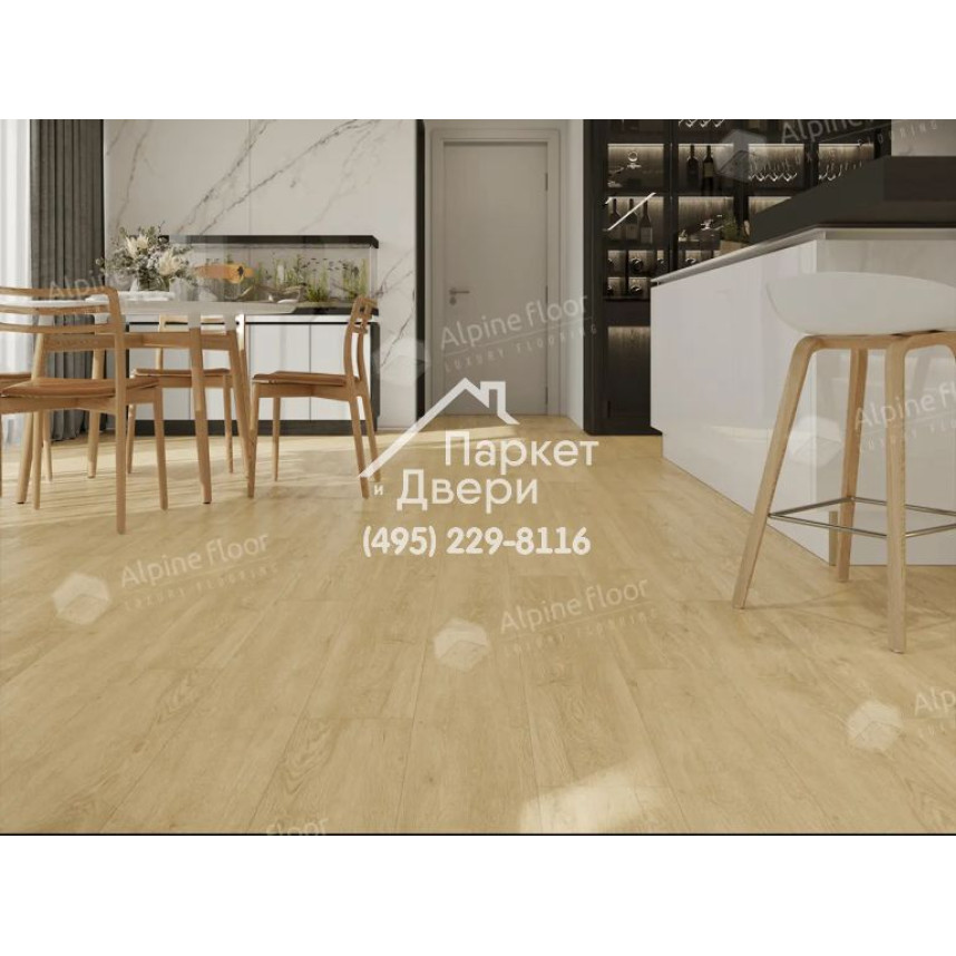 LVT ламинат Alpine Floor Дуб Ваниль Селект ECO 23-2, 1227x187x5-2