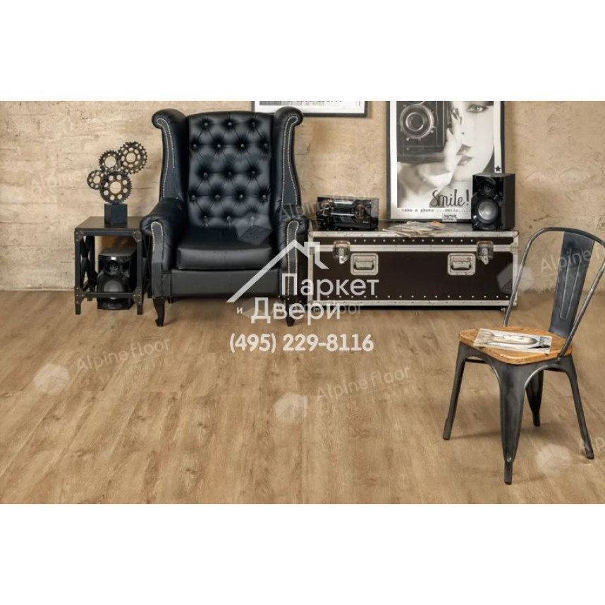 LVT ламинат Alpine Floor Макадамия ECO 23-5, 1227x187x5