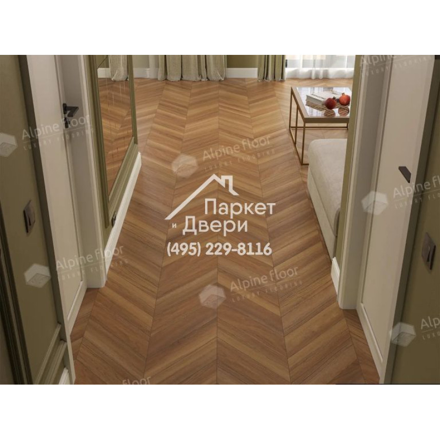 Ламинат Alpine Floor Chevron Art Дуб Этна, LF109-08, 550-112-12