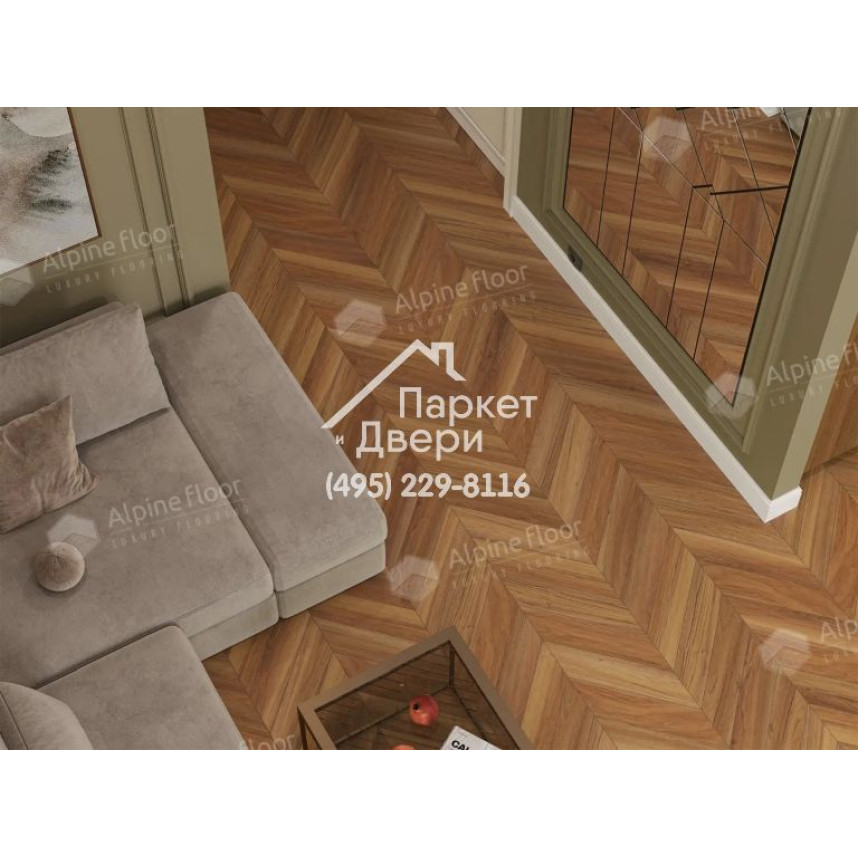 Ламинат Alpine Floor Chevron Art Дуб Этна, LF109-08, 550-112-12-1