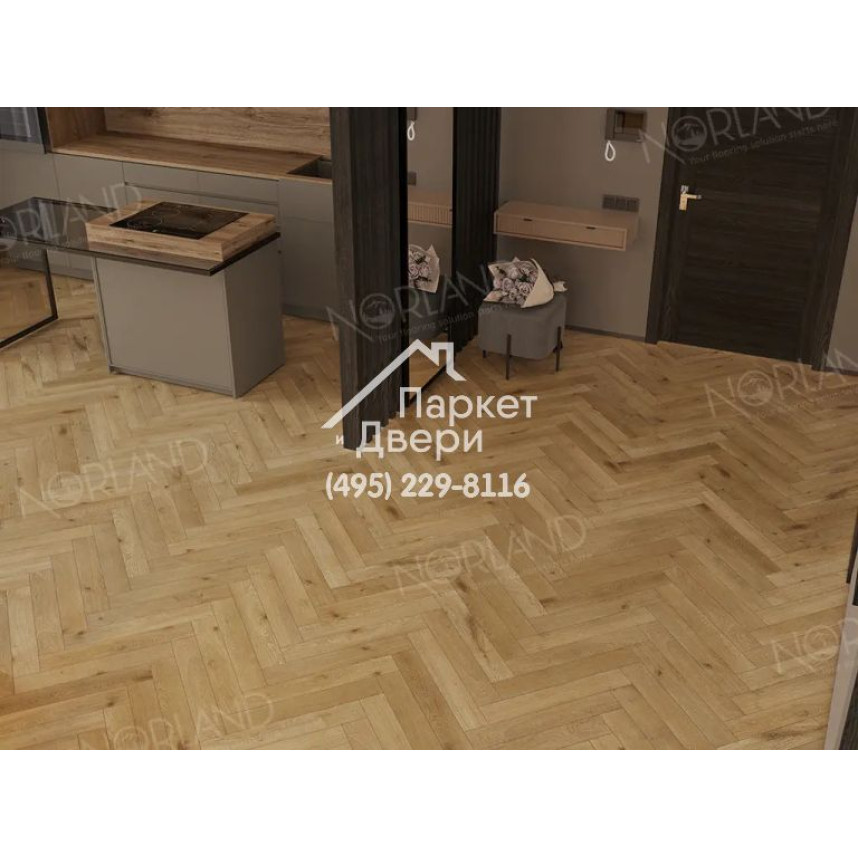 Ламинат Norland Herringbone Elegant Дуб Хайнан, LF303-09, 600-100-12-1