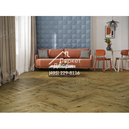 Ламинат Norland Herringbone Elegant Дуб Скай, LF303-14, 600-100-12