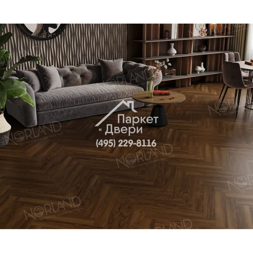 Ламинат Norland Herringbone Elegant Дуб Треско, LF303-22, 600-100-12-1