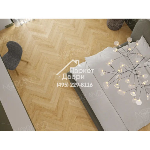 Ламинат Norland Herringbone Elegant Strong Дуб Тавора, LF304-07, 600-100-12