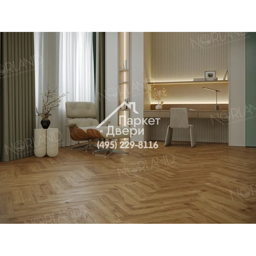 Ламинат Norland Herringbone Elegant Strong Дуб Корсика, LF304-18, 600-100-12