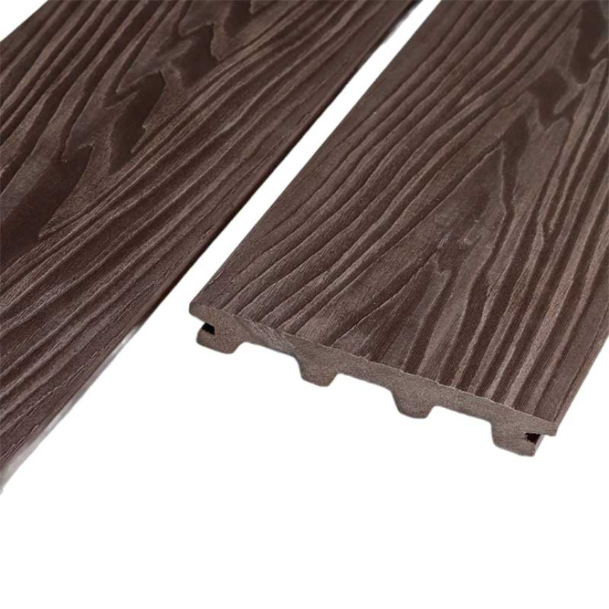 Террасная доска дпк TerraDeck  Aragon коричневый, 3000,4000x150x20-4
