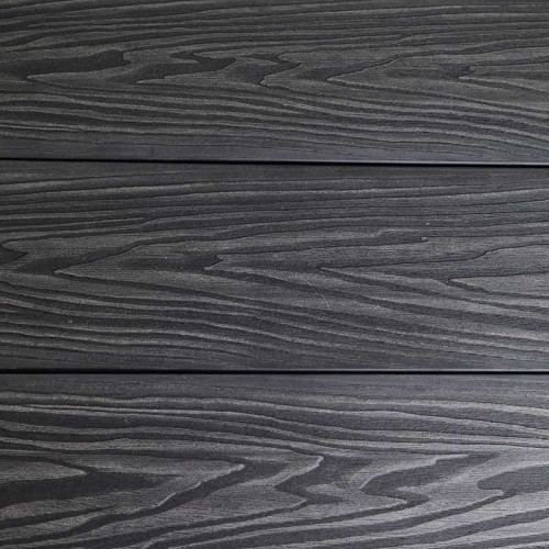 Террасная доска дпк TerraDeck Aragon черный, 3000,4000x150x20