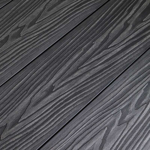 Террасная доска дпк TerraDeck Aragon черный, 3000,4000x150x20