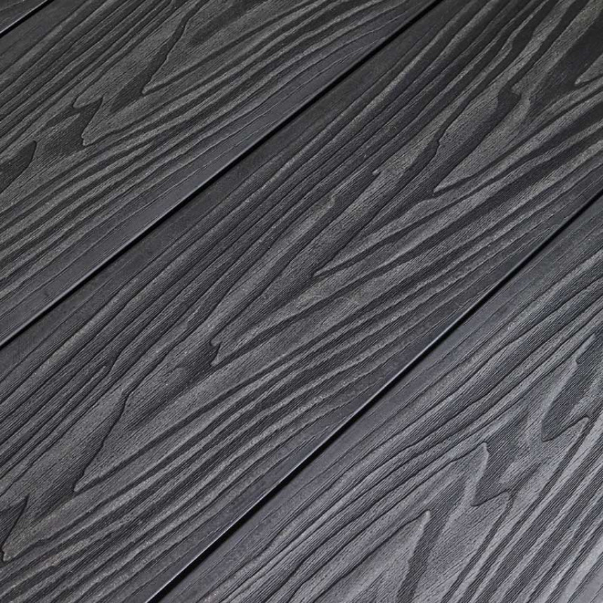 Террасная доска дпк TerraDeck Aragon черный, 3000,4000x150x20-3