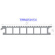 Террасная доска дпк TerraDeck ECO Серая, 3000,4000,5000, 6000x155x28