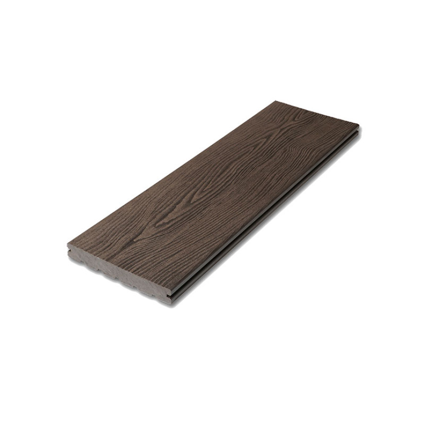 Террасная доска дпк TerraDeck Massive PRO коричневый, 3000,4000x150x20-2
