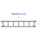 Террасная доска TerraDeck Вельвет / Velvet коричневый, 3000/4000/5000/6000x152x28