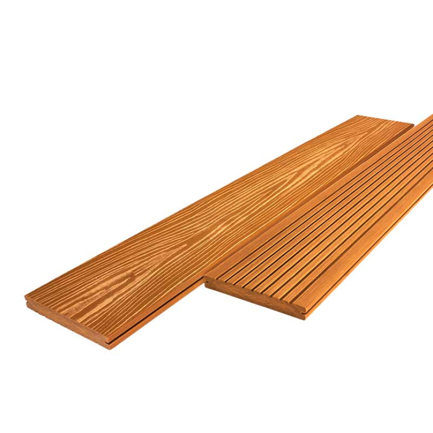 Террасная доска ДПК полнотелая TR Solid орех, 3000,4000x154x20-3