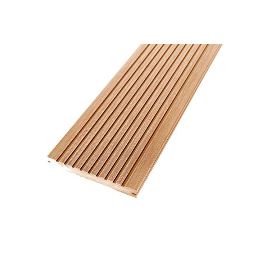 Террасная доска ДПК полнотелая TR Solid орех, 3000,4000x154x20-4