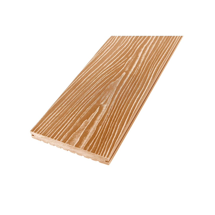 Террасная доска ДПК полнотелая TR Solid орех, 3000,4000x154x20-5