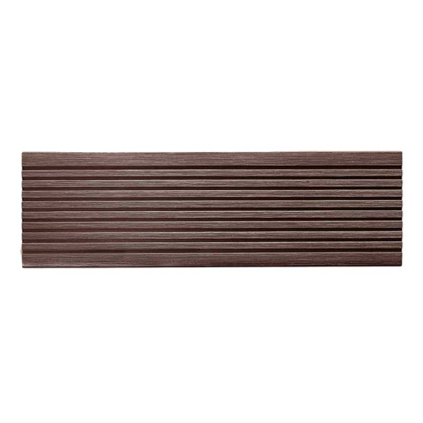 Террасная доска ДПК полнотелая TR Solid венге, 3000,4000x154x20-2