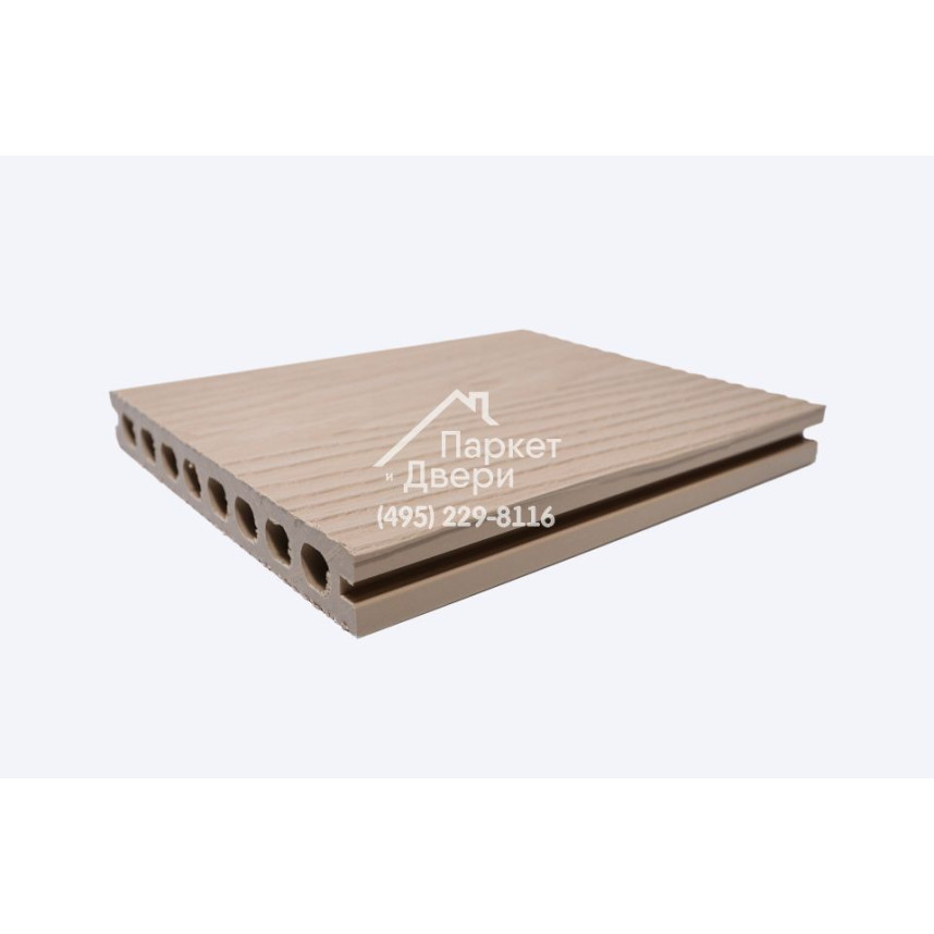 Террасная доска Роскомпозит МПК Forte 3D, бежевый 3000,4000,6000х160х22мм