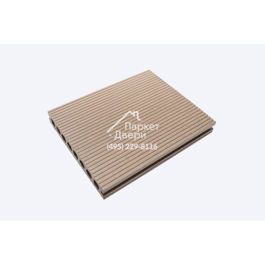 Террасная доска Роскомпозит МПК Forte браш, бежевый 3000,4000,6000х160х22мм-2