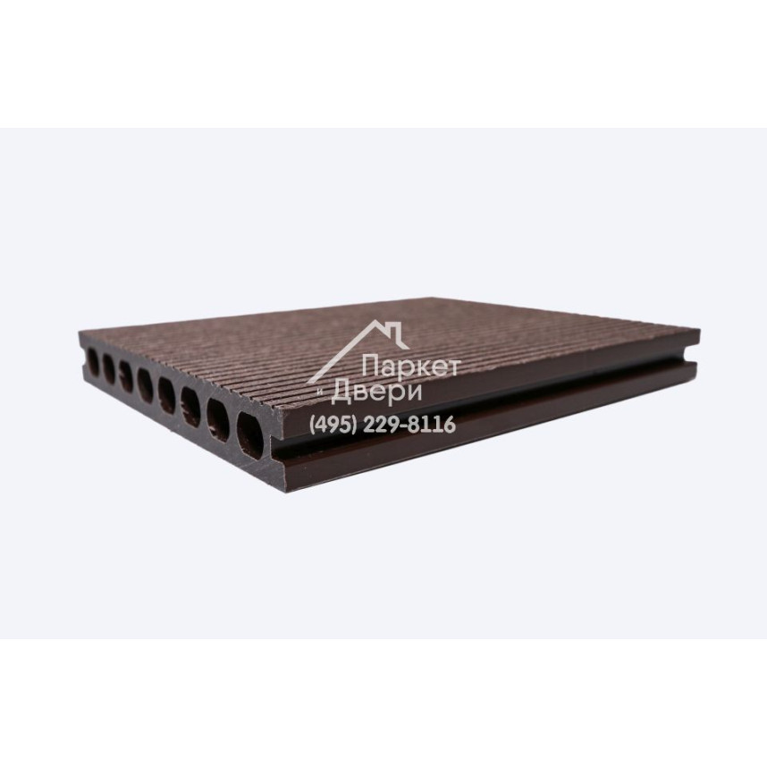 Террасная доска Роскомпозит МПК Forte браш, какао 3000,4000,6000х160х22мм