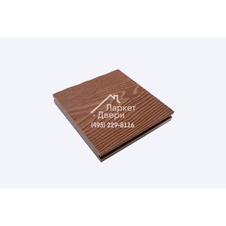 Террасная доска Роскомпозит МПК Forte MAX шлифовка+тиснение, бронза полнотелая 3000,4000,6000х160х22мм-2