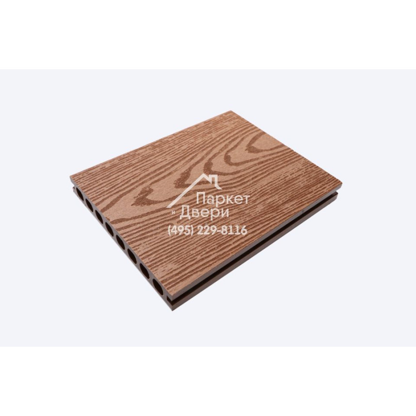 Террасная доска Роскомпозит МПК Forte шлифовка+тиснение, бронза 3000,4000,6000х160х22мм-1