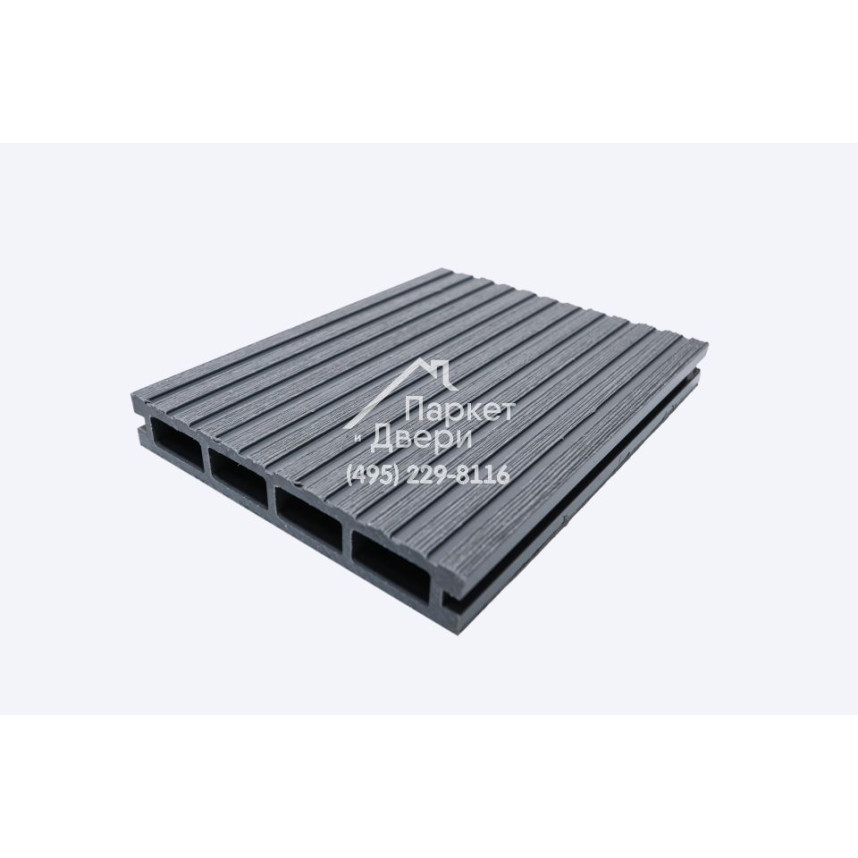 Террасная доска Роскомпозит МПК ARTE брашированный серый 3000,4000,6000х140х22мм