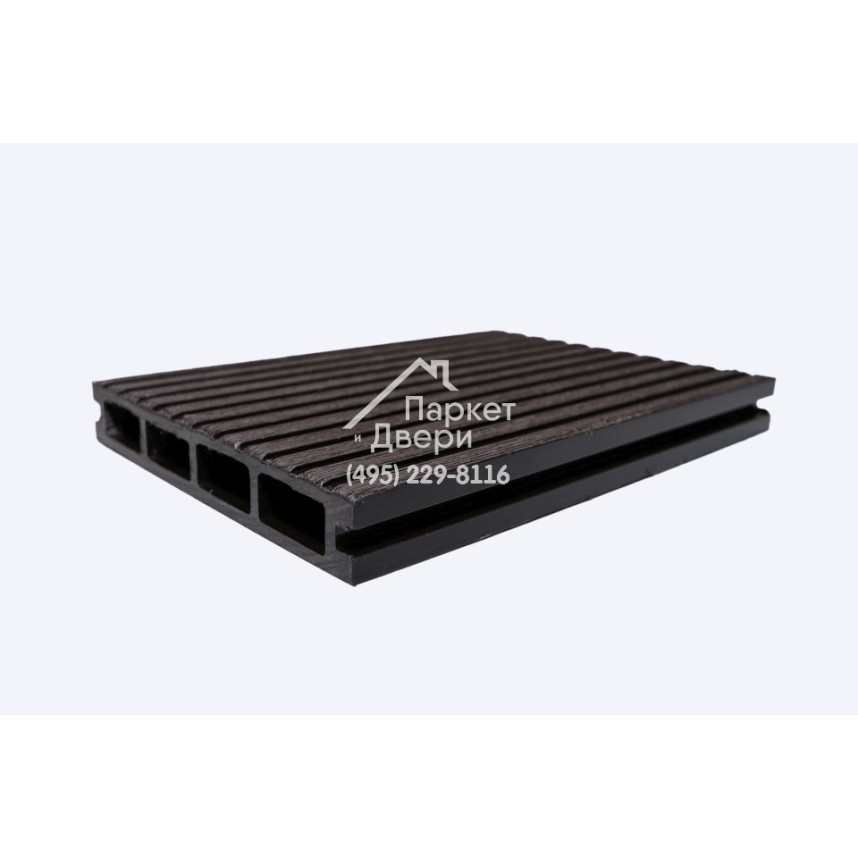 Террасная доска Роскомпозит МПК ARTE брашированный шоколад 3000,4000,6000х140х22мм