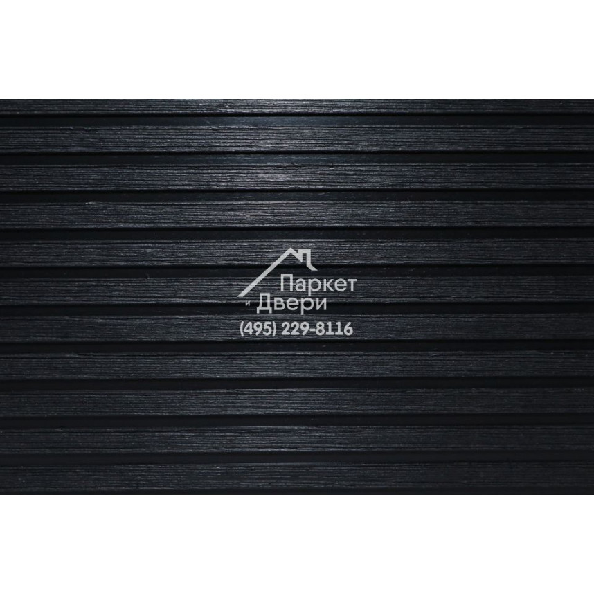 Террасная доска Роскомпозит МПК ARTE брашированный антрацит 3000,4000,6000х140х22мм-2