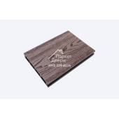 Террасная доска Роскомпозит МПК ARTE какао шлифовка+ тиснение 3000,4000,6000х140х22мм