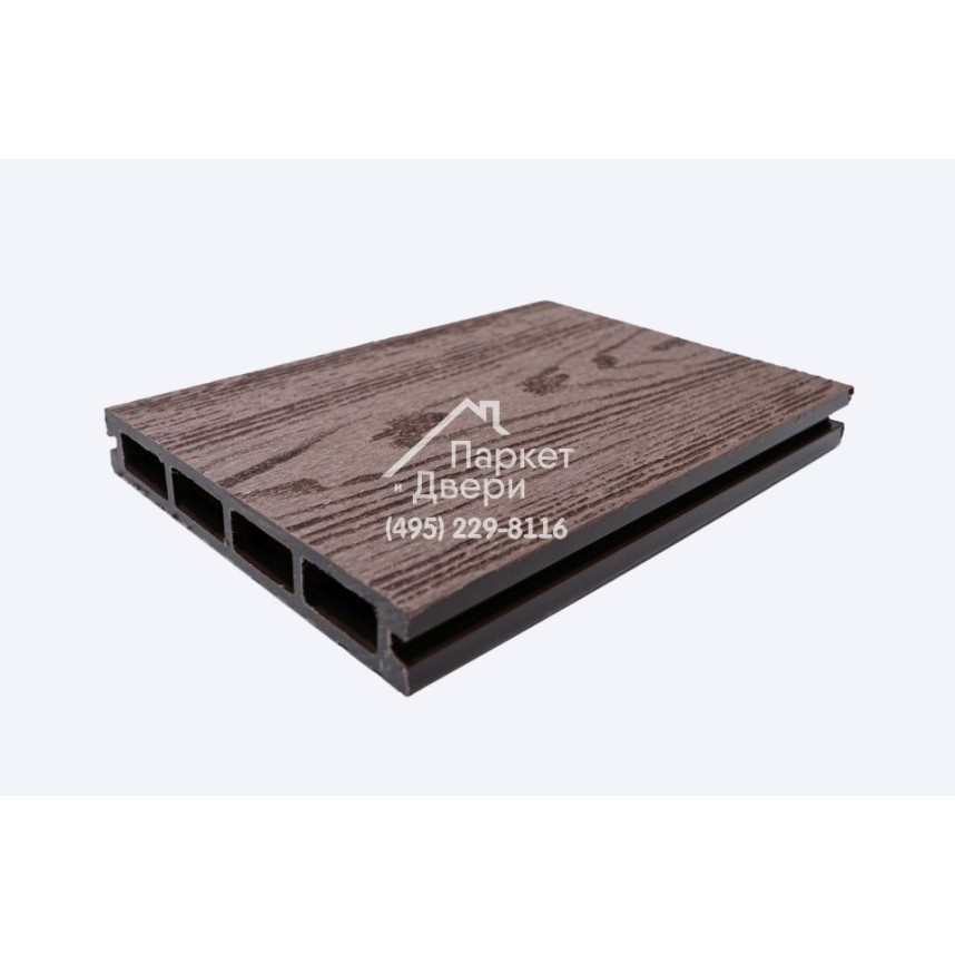 Террасная доска Роскомпозит МПК ARTE какао шлифовка+ тиснение 3000,4000,6000х140х22мм-1