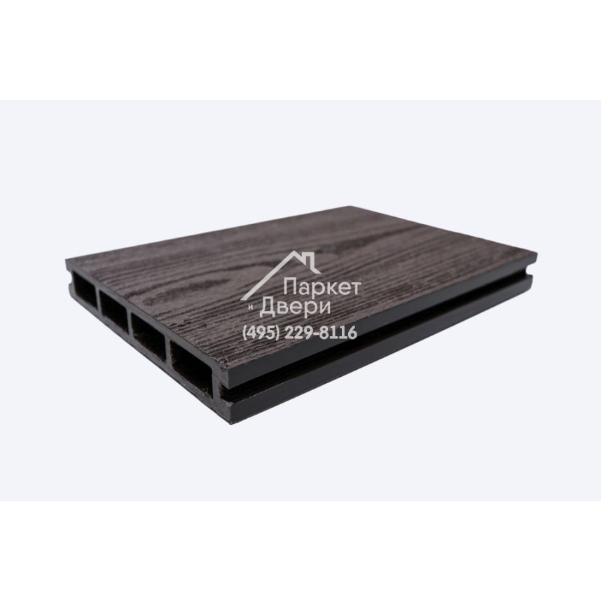 Террасная доска Роскомпозит МПК ARTE шоколад шлифовка+тиснение 3000,4000,6000х140х22мм