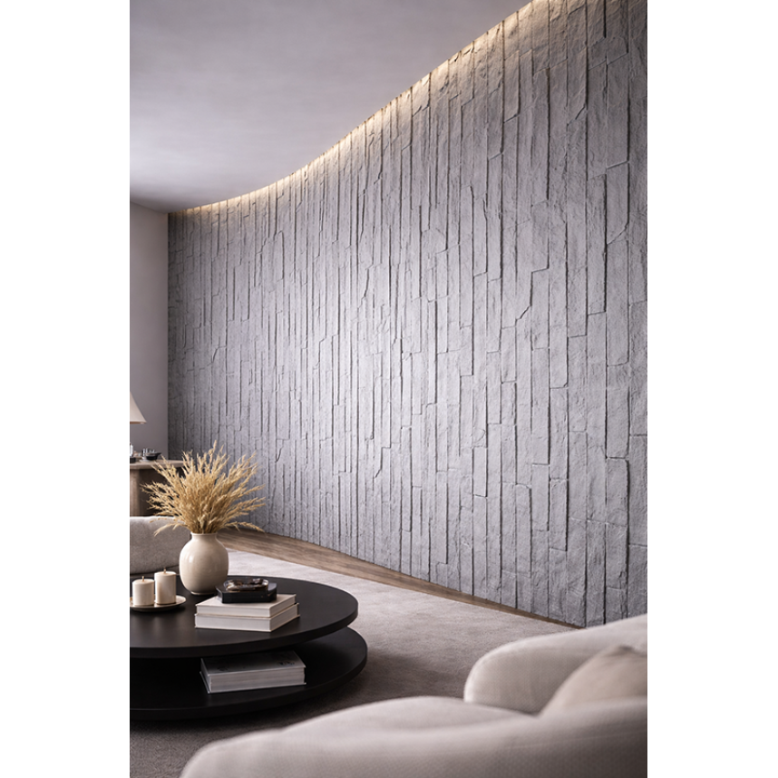 Гибкая керамика Alpine Walls Каменная вертикаль MURO VERTICALE, MTR-003PW, 600*1200*6-1