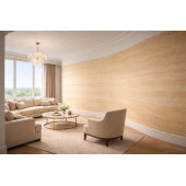 Гибкая керамика Alpine Walls Кремовый травертин TRAVERTINO CREMA, MTR-013PW, 600*1200*4