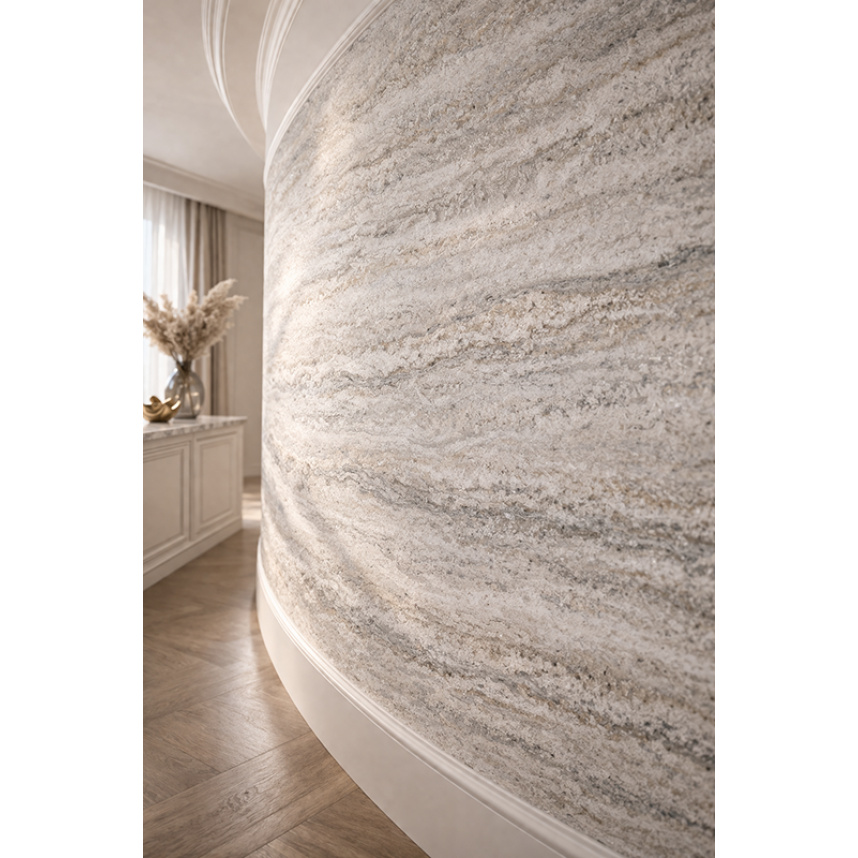 Гибкая керамика Alpine Walls Классический травертин TRAVERTINO CLASSICO, MTR-014PW, 600*1200*4-1