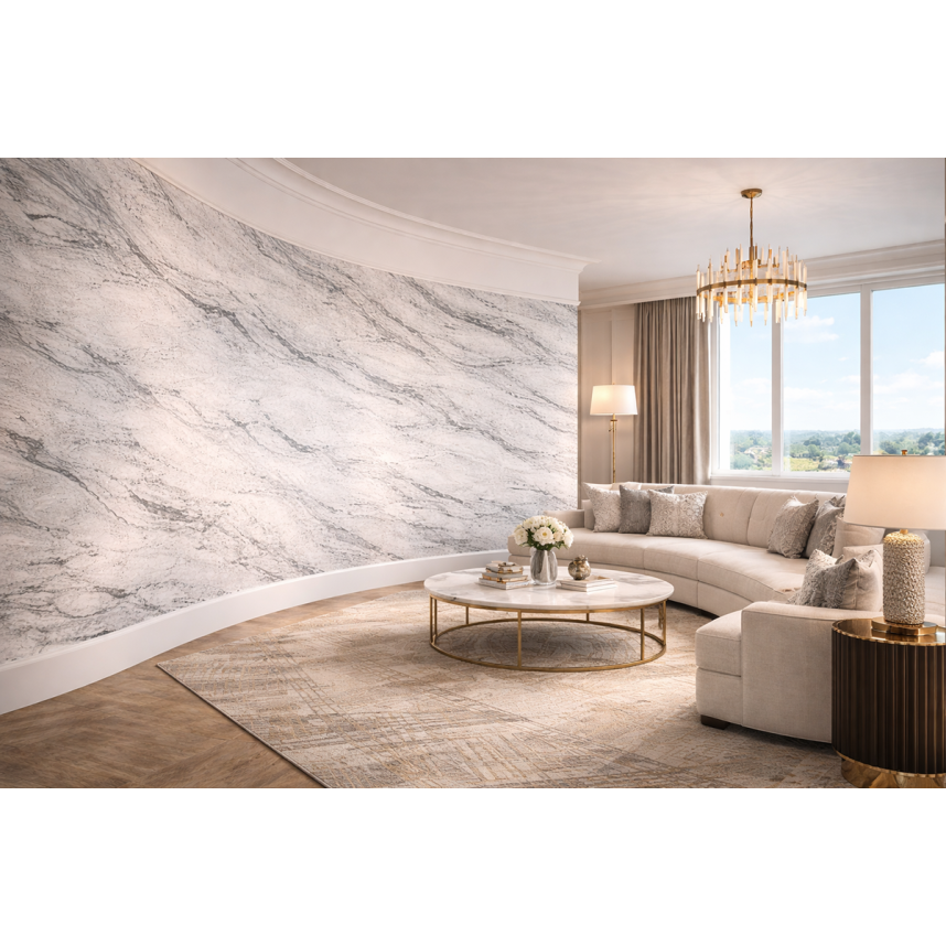 Гибкая керамика Alpine Walls Мраморный шторм MARMO TEMPESTA, MTR-015PW, 600*1200*4-2
