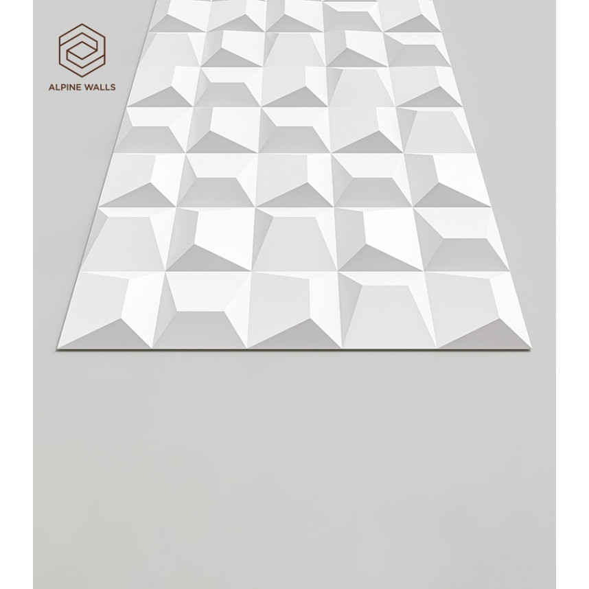 Стеновая панель Alpine Walls Geometrium ECOGR0202W, 1200*600*25-2