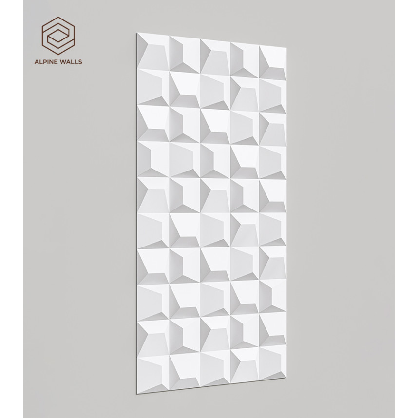 Стеновая панель Alpine Walls Geometrium ECOGR0202W, 1200*600*25-3