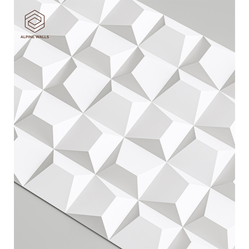 Стеновая панель Alpine Walls Geometrium ECOGR0202W, 1200*600*25