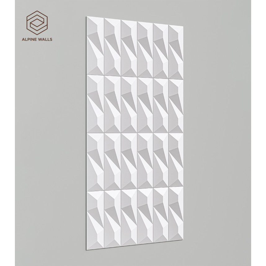 Стеновая панель Alpine Walls Geometrium ECOGR0206W, 1200*600*25-2