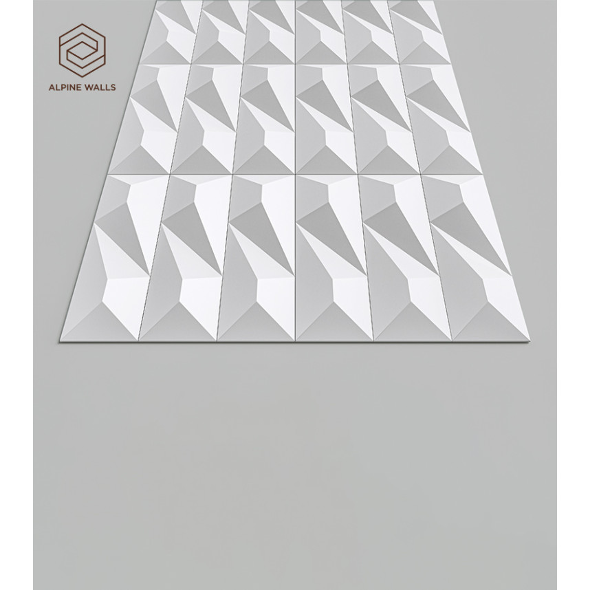 Стеновая панель Alpine Walls Geometrium ECOGR0206W, 1200*600*25