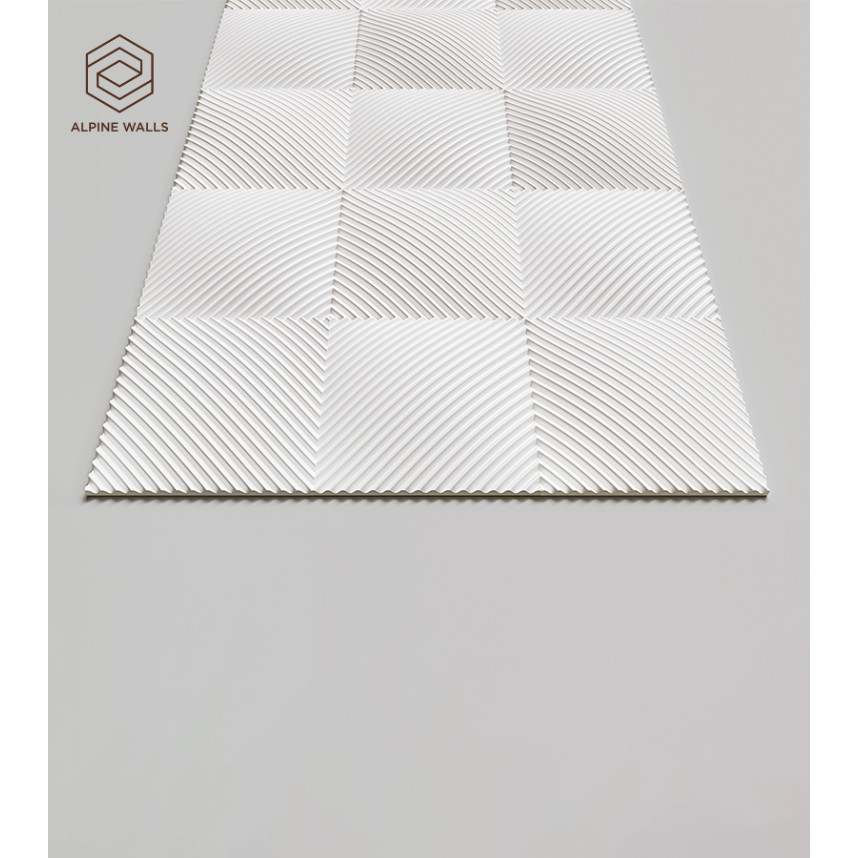 Стеновая панель Alpine Walls Geometrium ECOGR0207W, 1200*600*25-3