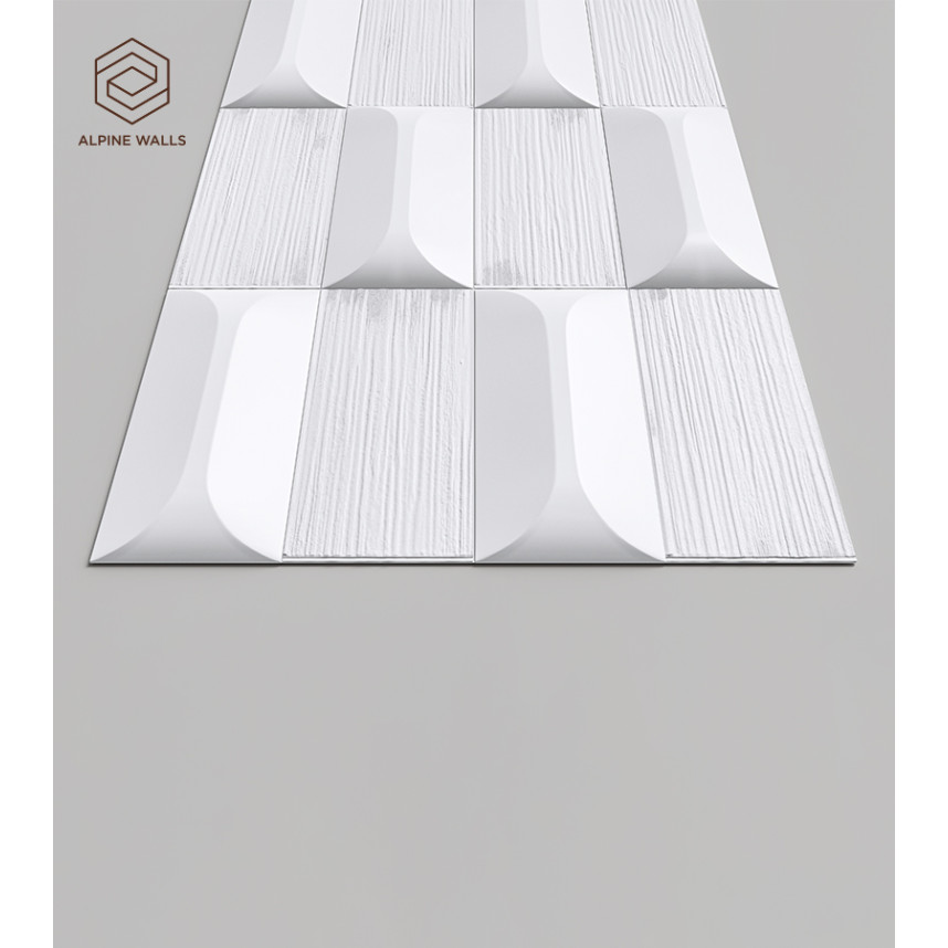 Стеновая панель Alpine Walls Geometrium ECOGR0210W, 1200*600*25-2