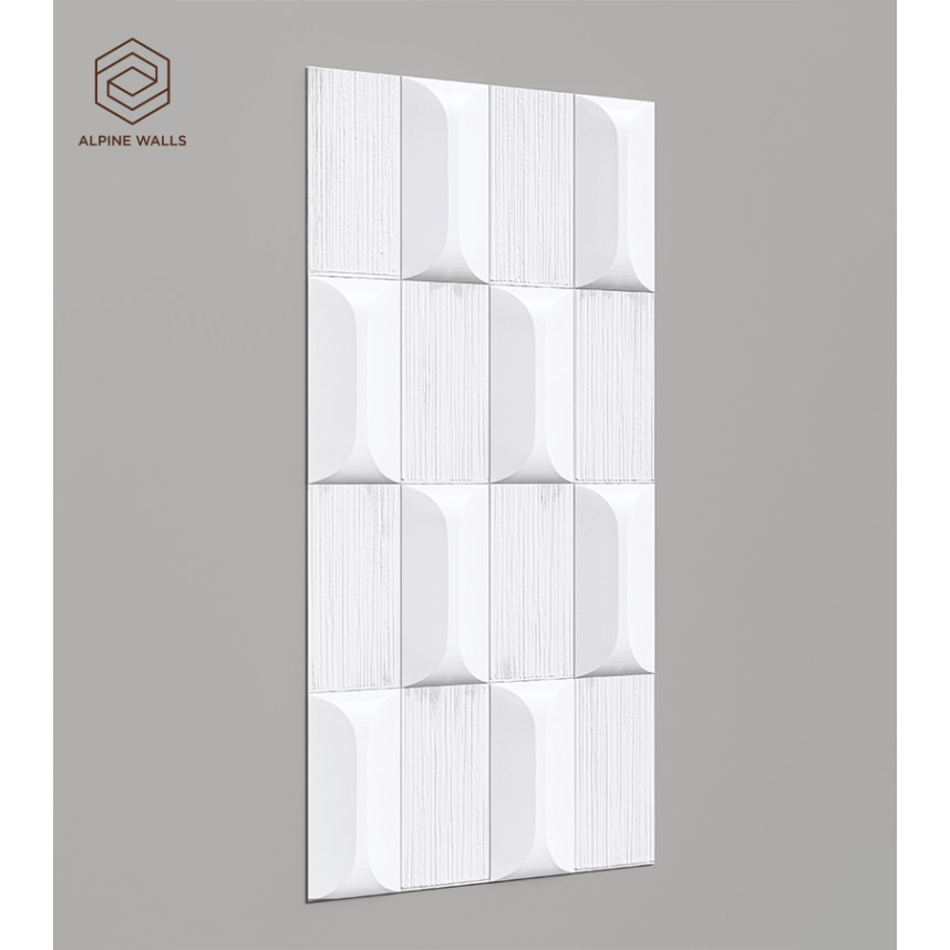 Стеновая панель Alpine Walls Geometrium ECOGR0210W, 1200*600*25-3