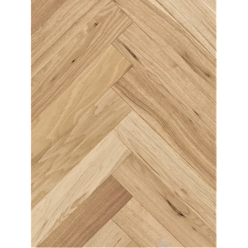 Паркет Wood Bee английская ёлка Herringbone дуб Натур браш / Natur brush, 600x92x12