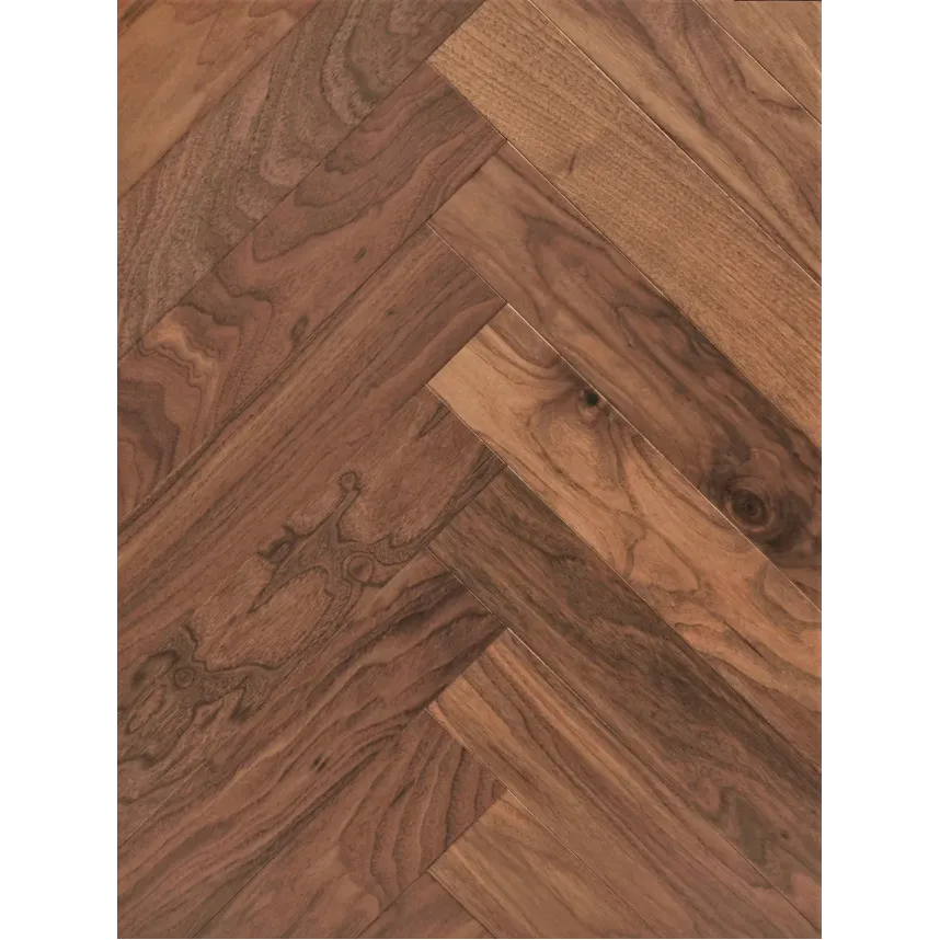 Паркет Wood Bee английская ёлка Herringbone орех американский Кангари  / Congaree, 600x92x12