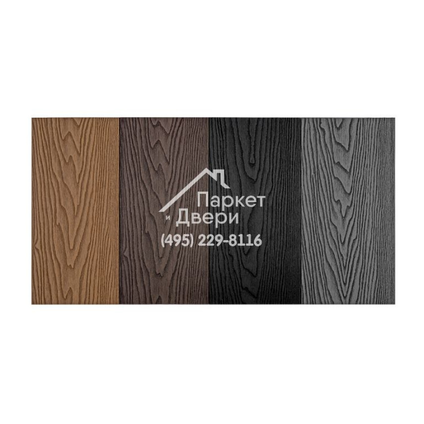 Террасная доска под дерево Венге WPS, пустотелая, 3D, 3000, 4000x151x24-1