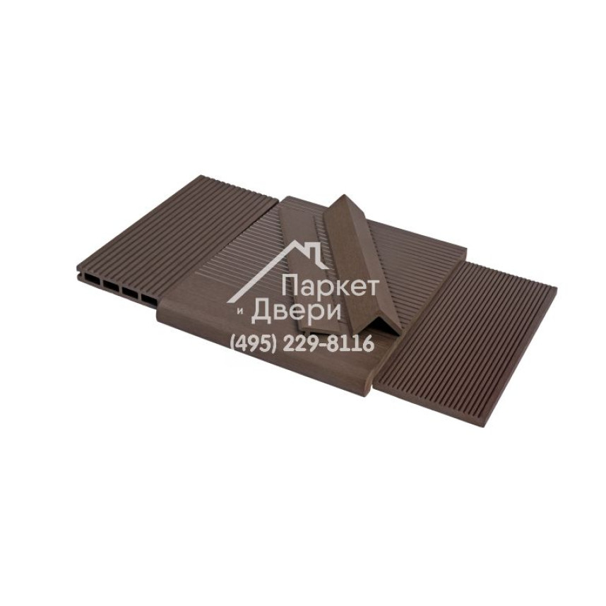 Ступень полнотелая венге WPS, 3000/4000x344x22-3