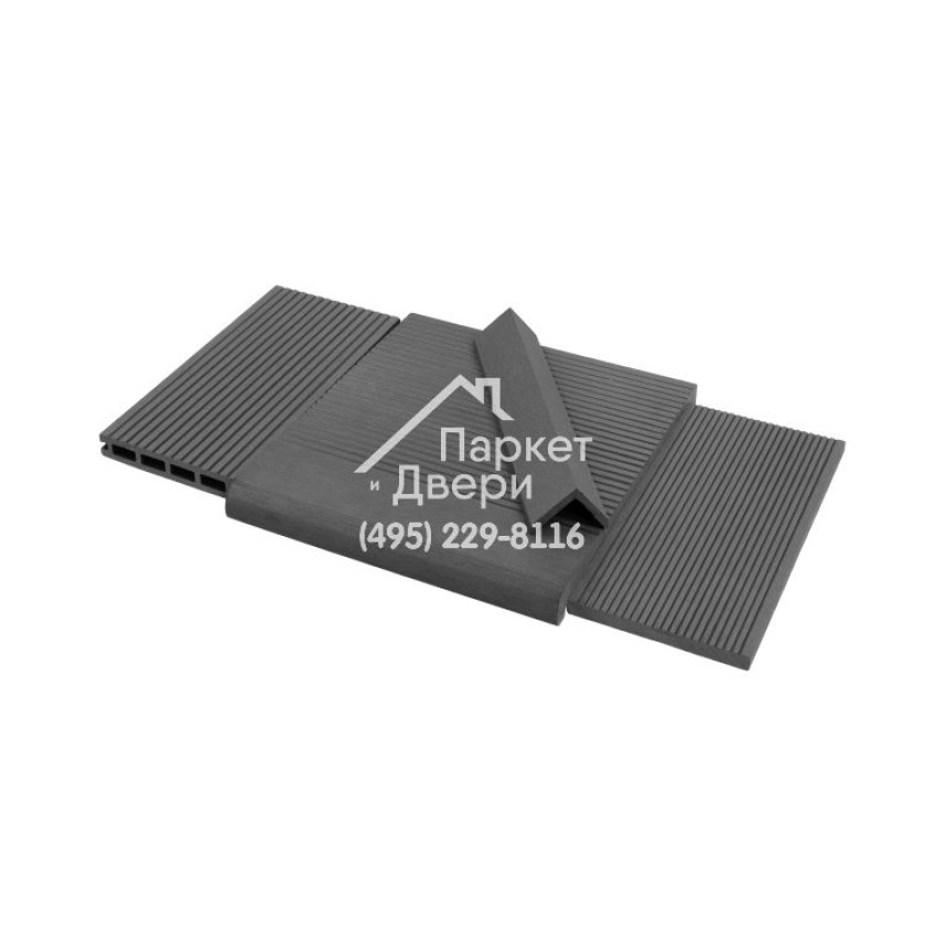 Ступень полнотелая серая WPS, 3000/4000x344x22-2